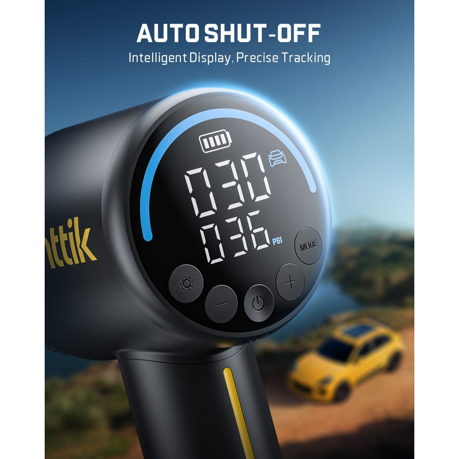 Fanttik X9 Classic Portable Tire Inflator, Jet-Inflate/Deflate Air Compressor with Light and Power Bank, 150PSI Cordless Air Pump for Car, Motorcycle, Bike, Ball, Air Mattress, Kayak, Swimming Ring