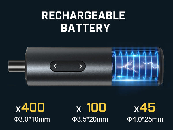 Fanttik NEX S1 Capsule 3.7V Cordless Screwdriver, Electric Screwdriver, Max 5 N.m, 320 RPM Motor, 5 Pcs Double-Ended Bits, Compact Design, LED Light, 1/4''Hex, Idea Tool for Furniture, Appliances