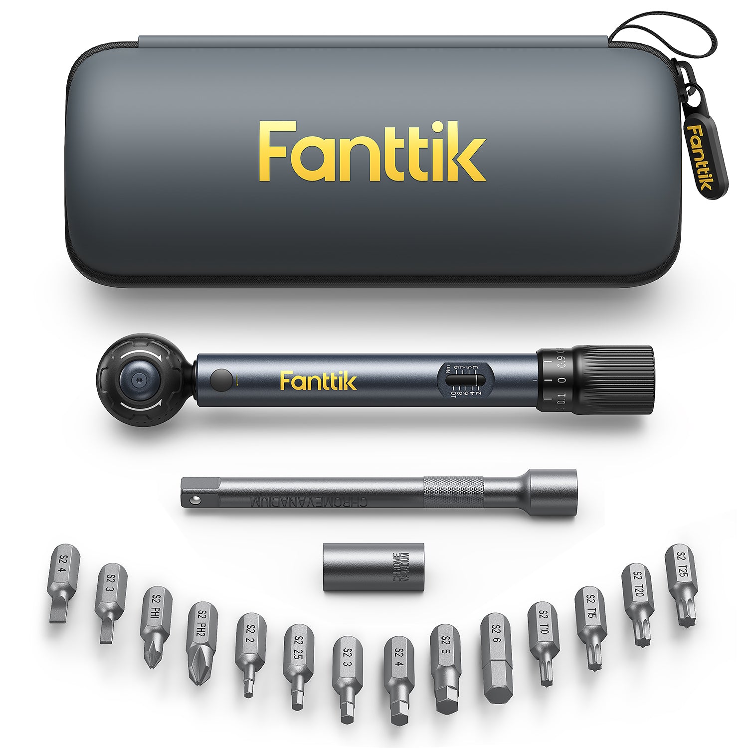 Fanttik WB10 Nova 1/4 Inch Drive Click Torque Wrench Set