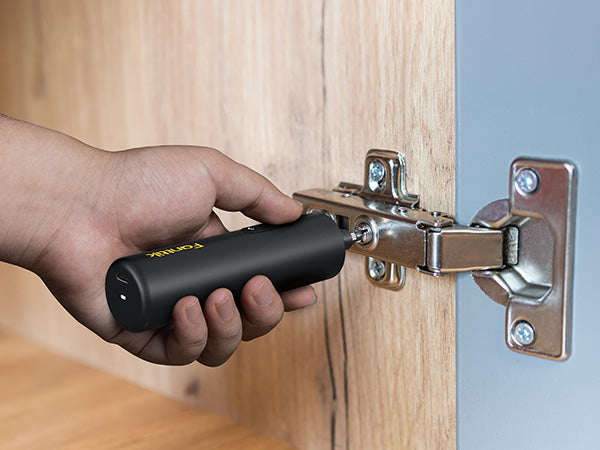 Fanttik NEX S1 Capsule 3.7V Cordless Screwdriver, Electric Screwdriver, Max 5 N.m, 320 RPM Motor, 5 Pcs Double-Ended Bits, Compact Design, LED Light, 1/4''Hex, Idea Tool for Furniture, Appliances