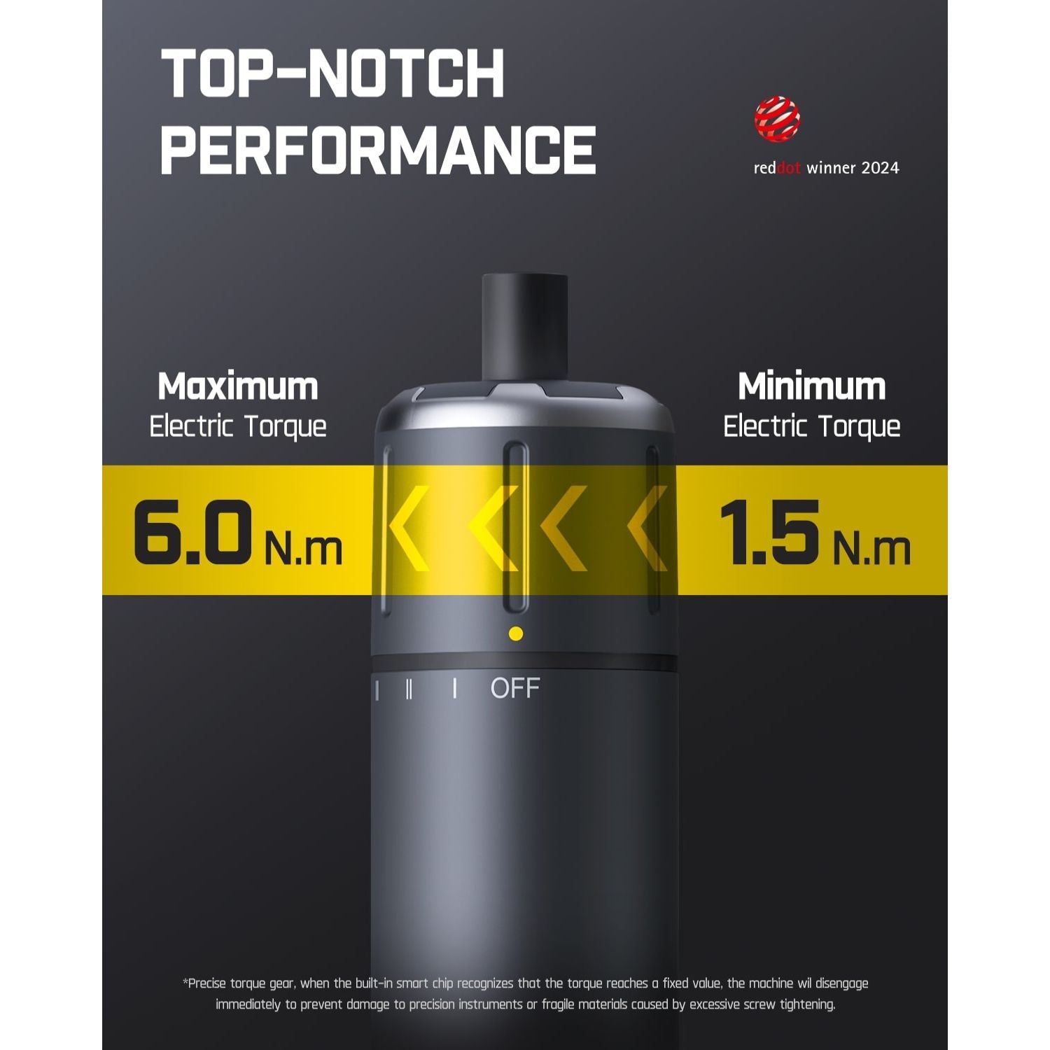 Fanttik S1 Pro 3.7V Electric Screwdriver, Power Screwdriver, 16 S2 Steel Bits, 3 Torque Settings, Max 6 N.m, 2000mAh Battery, LED Light, 1/4''Hex, Ideal Tool for Furniture, Gaming PC