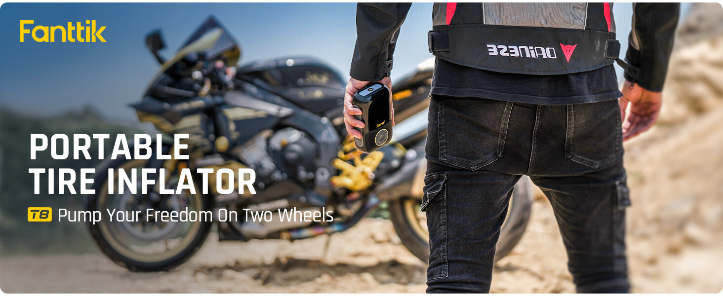 Fanttik X8 Portable Tire Inflator Black