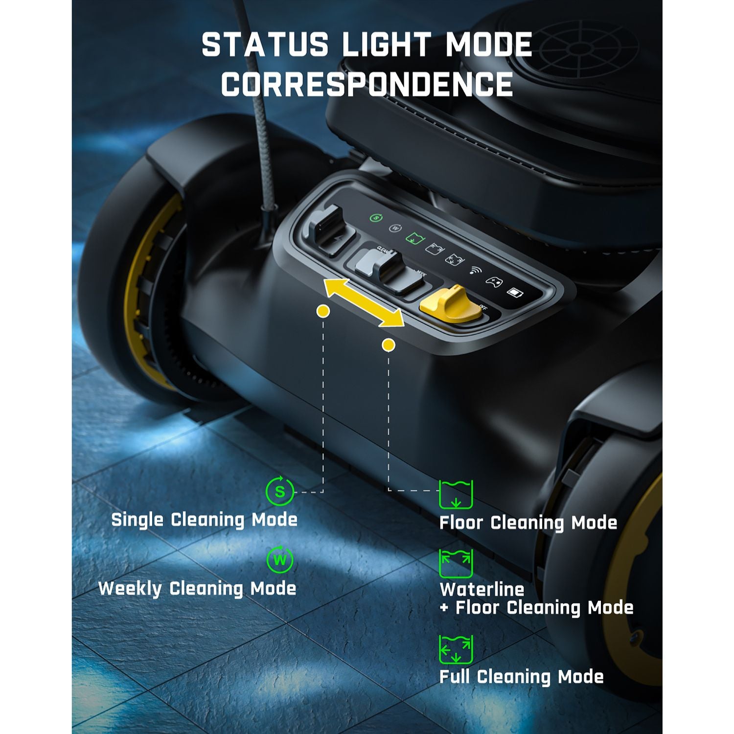 Fanttik Aero X Cordless Robotic Pool Cleaner with app and remote control