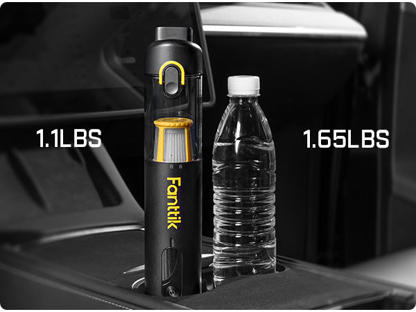 Fanttik Slim V10 Apex Cordless Car Vacuum, 4-in-1 Portable Mini Handheld Vacuum, 19000pa Suction Power, Upgraded Smart Digital Display, 2 Suction Modes for Car, Office Desk, Keyboards