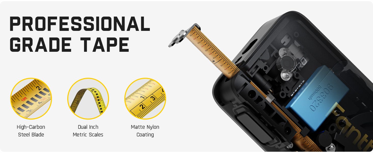 Fanttik A10 Pro 2-in-1 Digital Laser Tape Measure with HD IPS Color Display