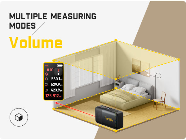 Fanttik A10 Pro 2-in-1 Digital Laser Tape Measure with HD IPS Color Display