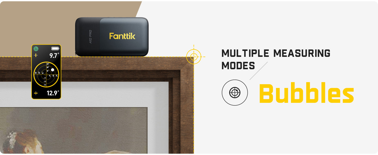 Fanttik A10 Pro 2-in-1 Digital Laser Tape Measure with HD IPS Color Display