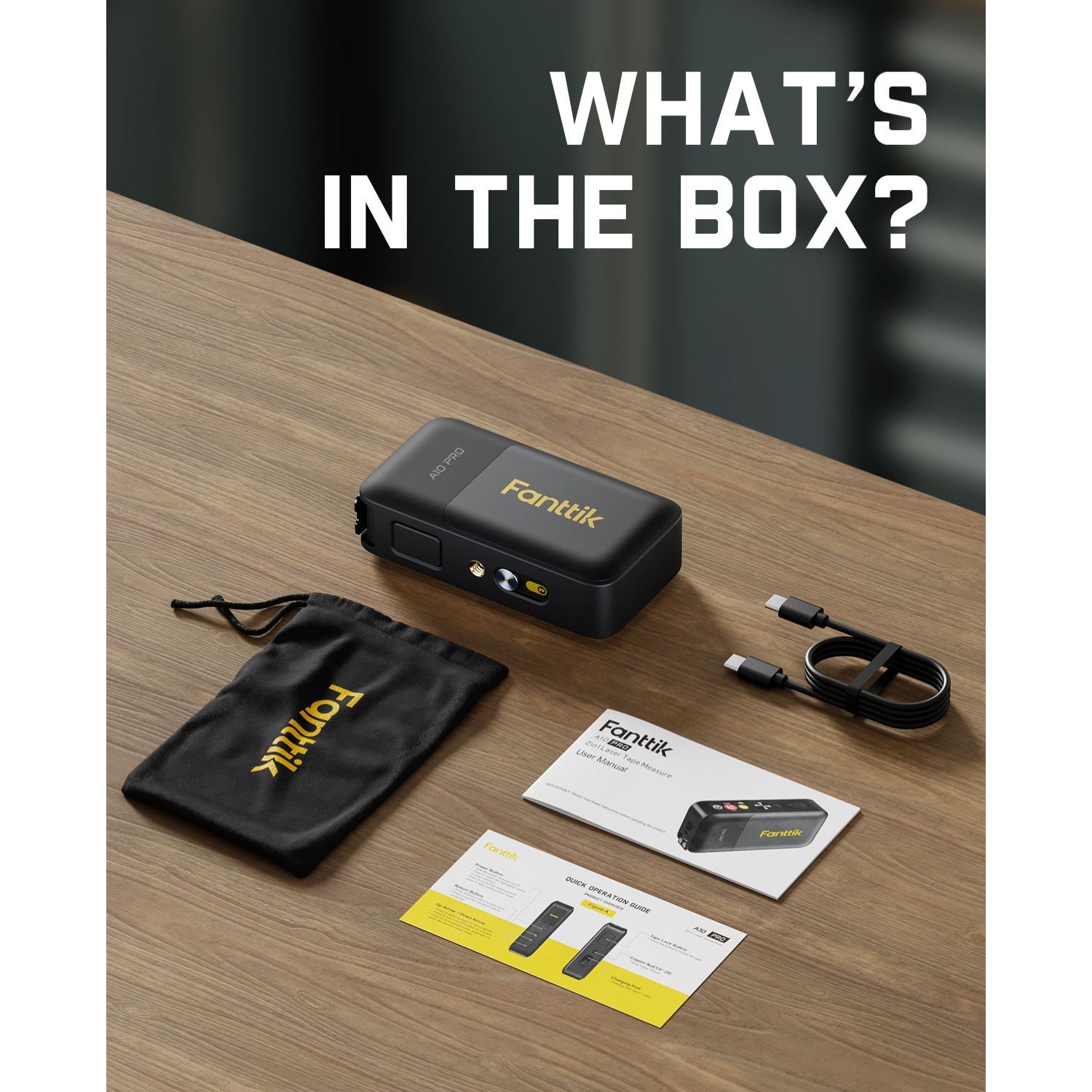 Fanttik A10 Pro 2-in-1 Digital Laser Tape Measure