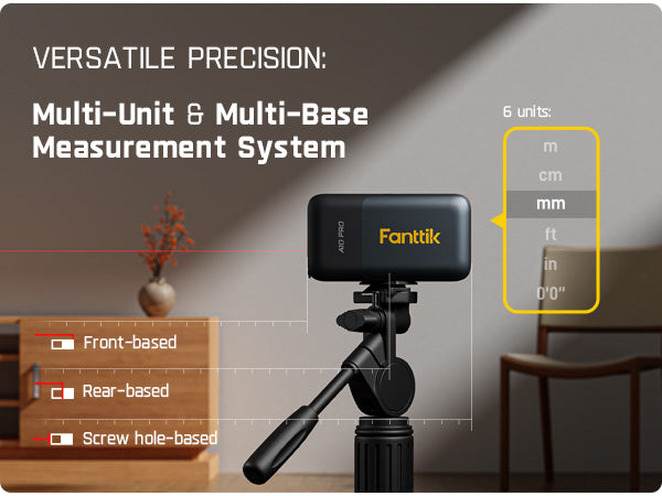 Fanttik A10 Pro 2-in-1 Digital Laser Tape Measure with HD IPS Color Display