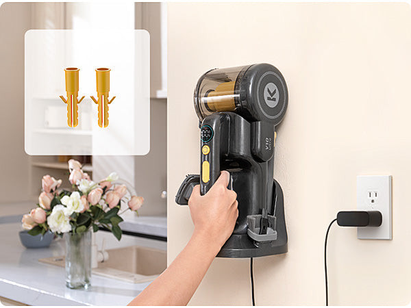 Fanttik Fold V10 Ultra Deluxe Handheld Vacuum Cordless, 17KPa Powerful Suction, Charging Base, Pivot Nozzle, Up to 35 Mins Runtime, Smart LED Display, DynamicClean™ Dustbuster Vacuum for Home, Car