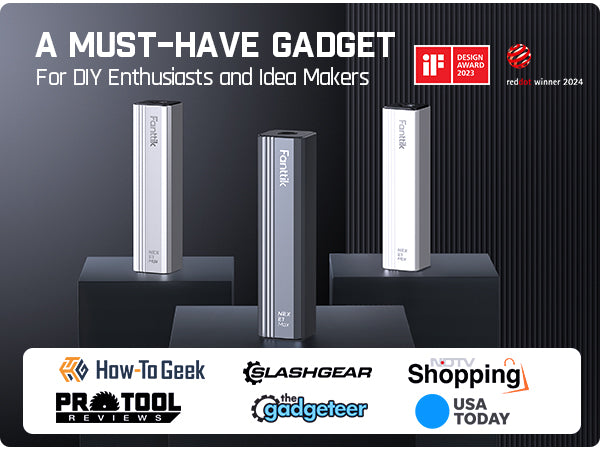 Fanttik E1 Max 3.7V Electric Screwdriver, Mini Precision Screwdriver Set, 50 Magnetic Bits, Magnetic Storage, 5/32‘’Hex, Repair Tool Kit for Electronics Phone Camera Laptop Watch