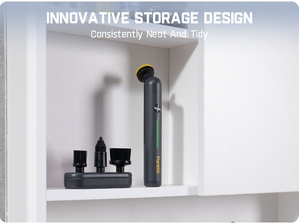 Fanttik G9 Nano Electric Spin Scrubber, Cordless Power Grout Brush, Type-C Fast Charging with LED Power Display, IPX7 Waterproof, 8 Replaceable Heads for Cleaning Grout, Tile, Shower, Tub