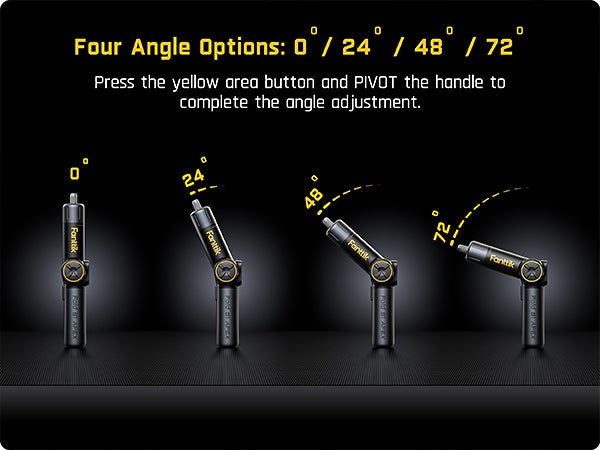 Fanttik Fold S1 APEX 3.7V Cordless Screwdriver, Electric Screwdriver, Screen Interaction, Pivot Handle, High/Low RPM Options, Max 7N.m, 20 Bits, 1/4''Hex, Ideas DIY Tool - Deluxe Edition