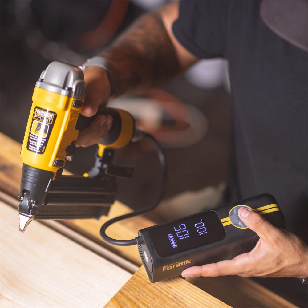 Fanttik X8 APEX™ Tire Inflator Portable Air Compressor, 2X Faster Inflation, 150PSI Cordless Tire Inflator with LCD Dual Screen, Suitable for MPV, Car, E-Bike, Motorcycle, For up to 26.3 Inch Tire